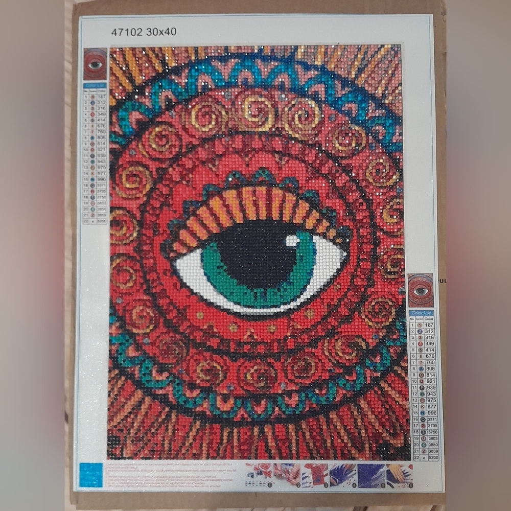 Completed Diamond Painting